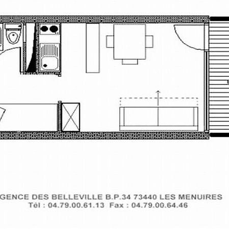 Residence Dorons - Studio Renove - Centre Station - Balcon Mae-1904 Сен-Мартен-де-Бельвиль Экстерьер фото